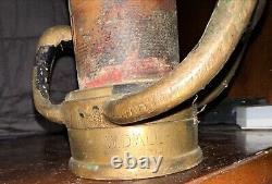 W. D. Allen MFG CO CHICAGO Vintage Brass Fire Nozzle