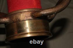 W. D. Allen Mfg. Co. Brass Firehose Nozzle -6/17/59 Underwriters Beauty