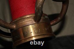 W. D. Allen Mfg. Co. Brass Firehose Nozzle -6/17/59 Underwriters Beauty