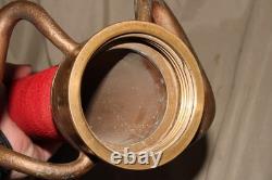 W. D. Allen Mfg. Co. Brass Firehose Nozzle -6/17/59 Underwriters Beauty