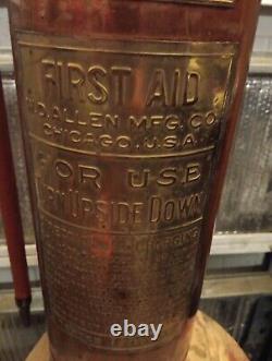 W. D. Allen Mfg Co Chicago Usa Fire Ext. No. 968878
