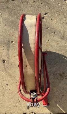 Wirt & Knox Fire Hose Reel with Nozzle Industrial Wall Mount 24 Vintage