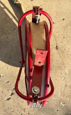 Wirt & Knox Fire Hose Reel with Nozzle Industrial Wall Mount 24 Vintage