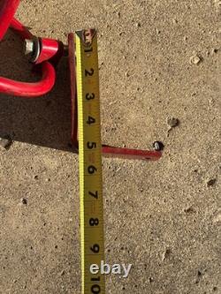 Wirt & Knox Fire Hose Reel with Nozzle Industrial Wall Mount 24 Vintage