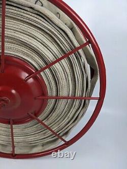 Wirt & Knox Style Wall Mounted Fire Hose & Reel retro hanger firefighter