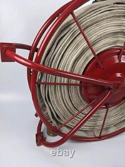 Wirt & Knox Style Wall Mounted Fire Hose & Reel retro hanger firefighter