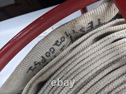 Wirt & Knox Style Wall Mounted Fire Hose & Reel retro hanger firefighter
