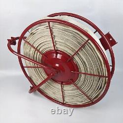 Wirt & Knox Style Wall Mounted Fire Hose & Reel retro hanger firefighting