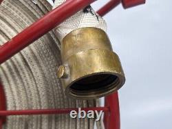 Wirt & Knox Style Wall Mounted Fire Hose & Reel retro hanger firefighting