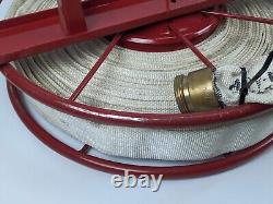 Wirt & Knox Style Wall Mounted Fire Hose & Reel retro hanger firefighting