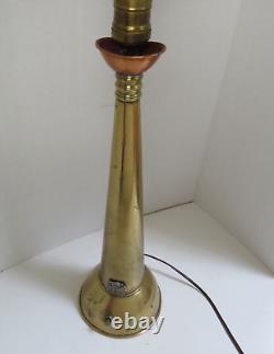 Working Vintage Fireman Firehose Nozzle Lamp New Glasgow Dept 17