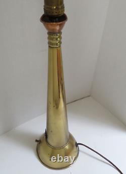 Working Vintage Fireman Firehose Nozzle Lamp New Glasgow Dept 17