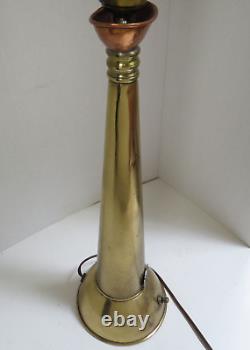 Working Vintage Fireman Firehose Nozzle Lamp New Glasgow Dept 17