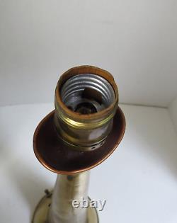 Working Vintage Fireman Firehose Nozzle Lamp New Glasgow Dept 17