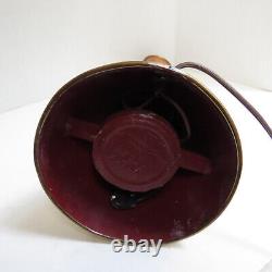 Working Vintage Fireman Firehose Nozzle Lamp New Glasgow Dept 17