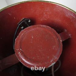 Working Vintage Fireman Firehose Nozzle Lamp New Glasgow Dept 17