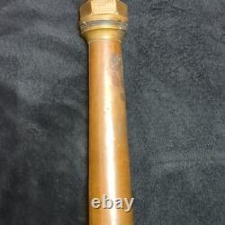 Zenith 2 1/2 in Brass Fire Hose Nozzle Firefighting & Rescue
