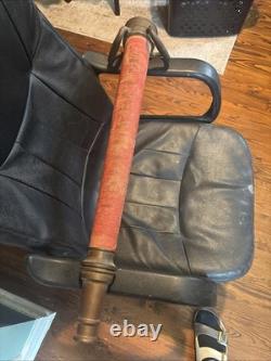 1- Buse de tuyau d'incendie en laiton antique vintage 30 WD Allen Co Chicago USA
