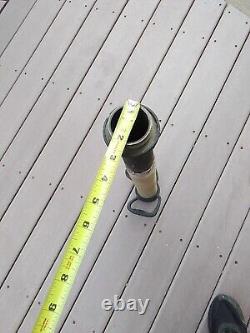 25 3/4 Ancienne Buse d'incendie en laiton Standpipe POWHATANH RANSON W Va 2 1/2