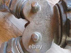 2 Buse et Diviseur de Tuyau d'Incendie Waterfog Rockwood Vintage Affichage Os1