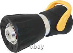 90051 Buse de tuyau d’incendie robuste avec interrupteur marche/arrêt (les couleurs peuvent varier), noire