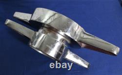 ADAPTATEUR FEMELLE À FEMELLE DE CAMION DE POMPIERS EN BRONZE SOLIDE VINTAGE 14 LONG 11 LB