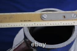 ADAPTATEUR FEMELLE À FEMELLE DE CAMION DE POMPIERS EN BRONZE SOLIDE VINTAGE 14 LONG 11 LB