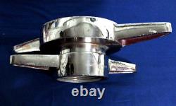 ADAPTATEUR FEMELLE À FEMELLE EN LAITON MASSIF VINTAGE POUR CAMION DE POMPIERS DE 14 POUCES DE LONG ET PESANT 11 LB