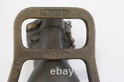 Akron 1 1/2 Buse de brouillard en laiton massif pour tuyau d'incendie industriel militaire