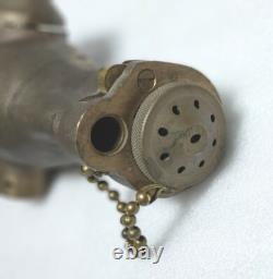 Akron 2069 4AN Marine 1 1/2 Buse à brouillard en laiton massif pour tuyau d'incendie industriel militaire