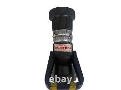 Akron Brass Turbo Jet 1969 Buse d'incendie pour tuyau de pompier 250-120 GPM avec poignée 3387791