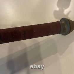 Ancienne lance à incendie en laiton de la compagnie Vintage American Le France Fire Engine Co.