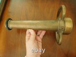 Antique AMERICAN LAFRANCE Elmira NY Buse de Tuyau d'Incendie Modèle P-4-A