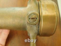 Antique AMERICAN LAFRANCE Elmira NY Buse de Tuyau d'Incendie Modèle P-4-A