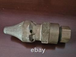 Antique A. J. Coleman Chicago Laiton Rotatif Cave Sous-sol Buse d'Incendie. Menthe