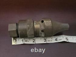 Antique A. J. Coleman Chicago Laiton Rotatif Cave Sous-sol Buse d'Incendie. Menthe