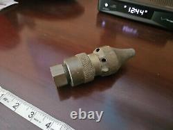 Antique A. J. Coleman Chicago Laiton Rotatif Cave Sous-sol Buse d'Incendie. Menthe
