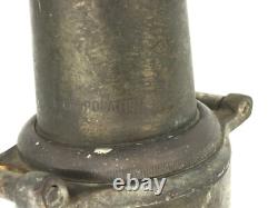 Antique American LaFrance 18 Buse de Tuyau d'Incendie en Laiton Massif Début des Années 1900