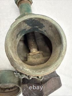 Antique BRONZE SAN FRANCISCO WHARF FIRE HYDRANT Greenberg's Sons No 120