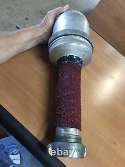 Antique Début des années 1900 1925 Pompier Buse de Tuyau d'Incendie Rare Prototype