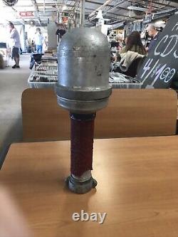 Antique Début des années 1900 1925 Pompier Buse de Tuyau d'Incendie Rare Prototype