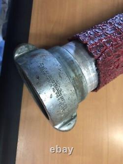 Antique Début des années 1900 1925 Pompier Buse de Tuyau d'Incendie Rare Prototype