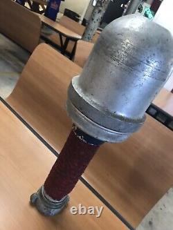 Antique Début des années 1900 1925 Pompier Buse de Tuyau d'Incendie Rare Prototype