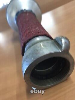 Antique Début des années 1900 1925 Pompier Buse de Tuyau d'Incendie Rare Prototype
