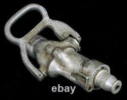 Antique Grinnell Flame-buster Heavy Brass Fire Dept Firefighting Hose Buse