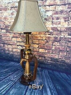 Antique Hyflo 1919 American Lafrance Feu Buse Lampe Sur Mesure Et De L'ombre