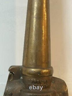 Antique Lally 13 Pouces Brass Fire Fighter's Hose Buse