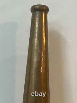 Antique Lally 13 Pouces Brass Fire Fighter's Hose Buse