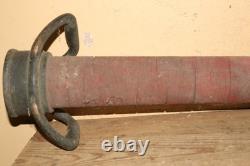 Antique vers 1900 Elkhart Brass Mfg. Co. Buse de tuyau de pompier 30