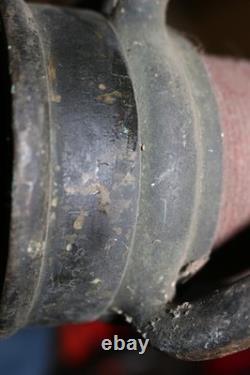 Antique vers 1900 Elkhart Brass Mfg. Co. Buse de tuyau de pompier 30